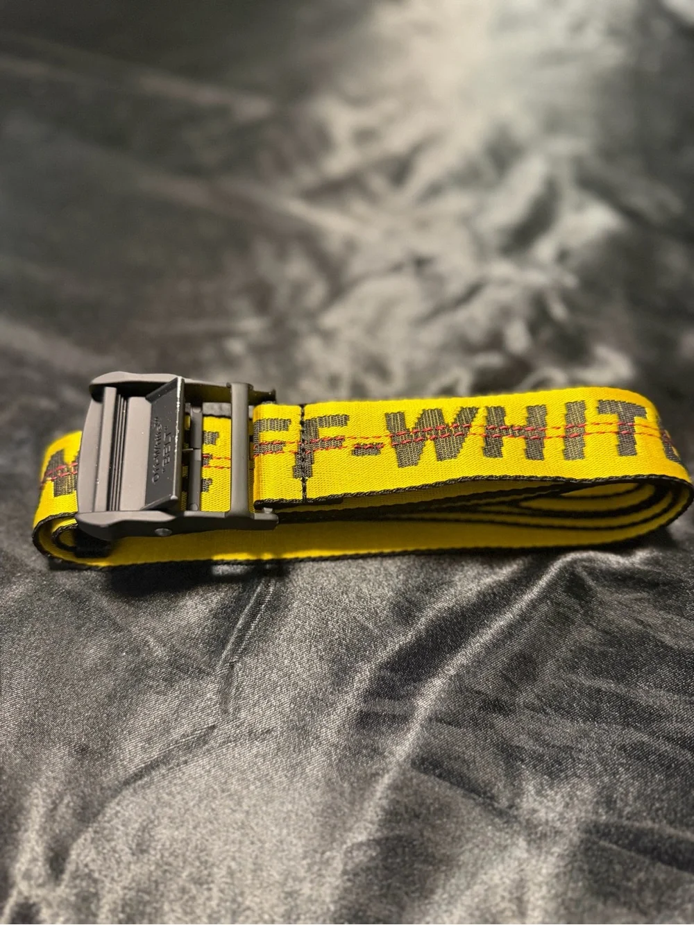Off-White Yellow Industrial Belt - unisex Accessory